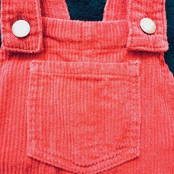 4T Bright maroon corduroy dress - Picture 3 of 3